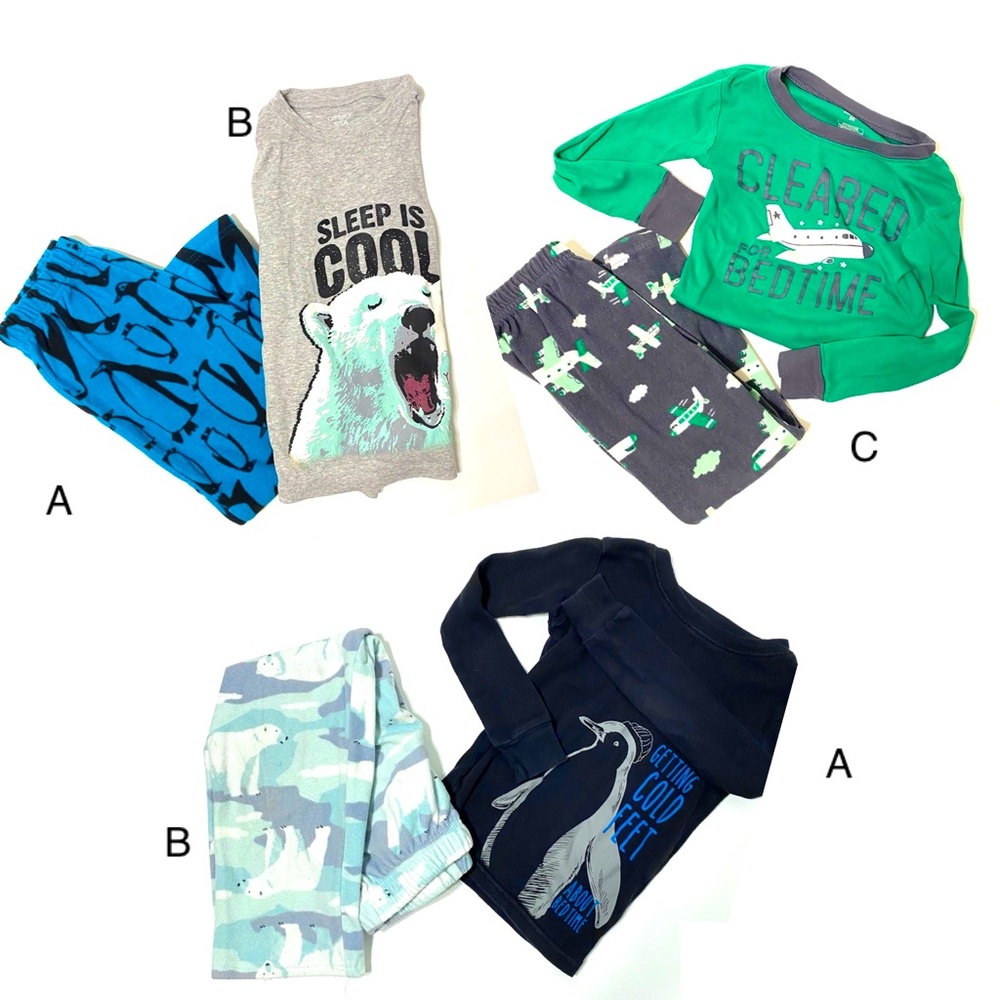 BUNDLE 3/$12, 2/$10, or 1/$6 / Boys Pajamas/ Size 5/5T